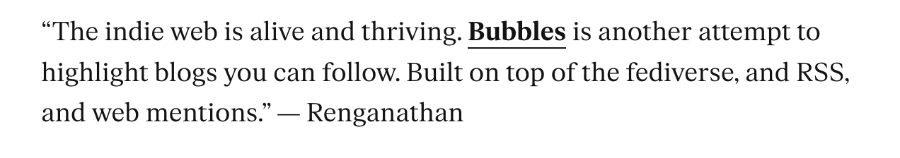 Bubbles in the Installer Newsletter