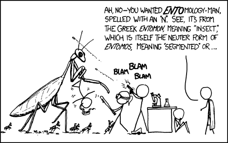xkcd | Entomology Man
