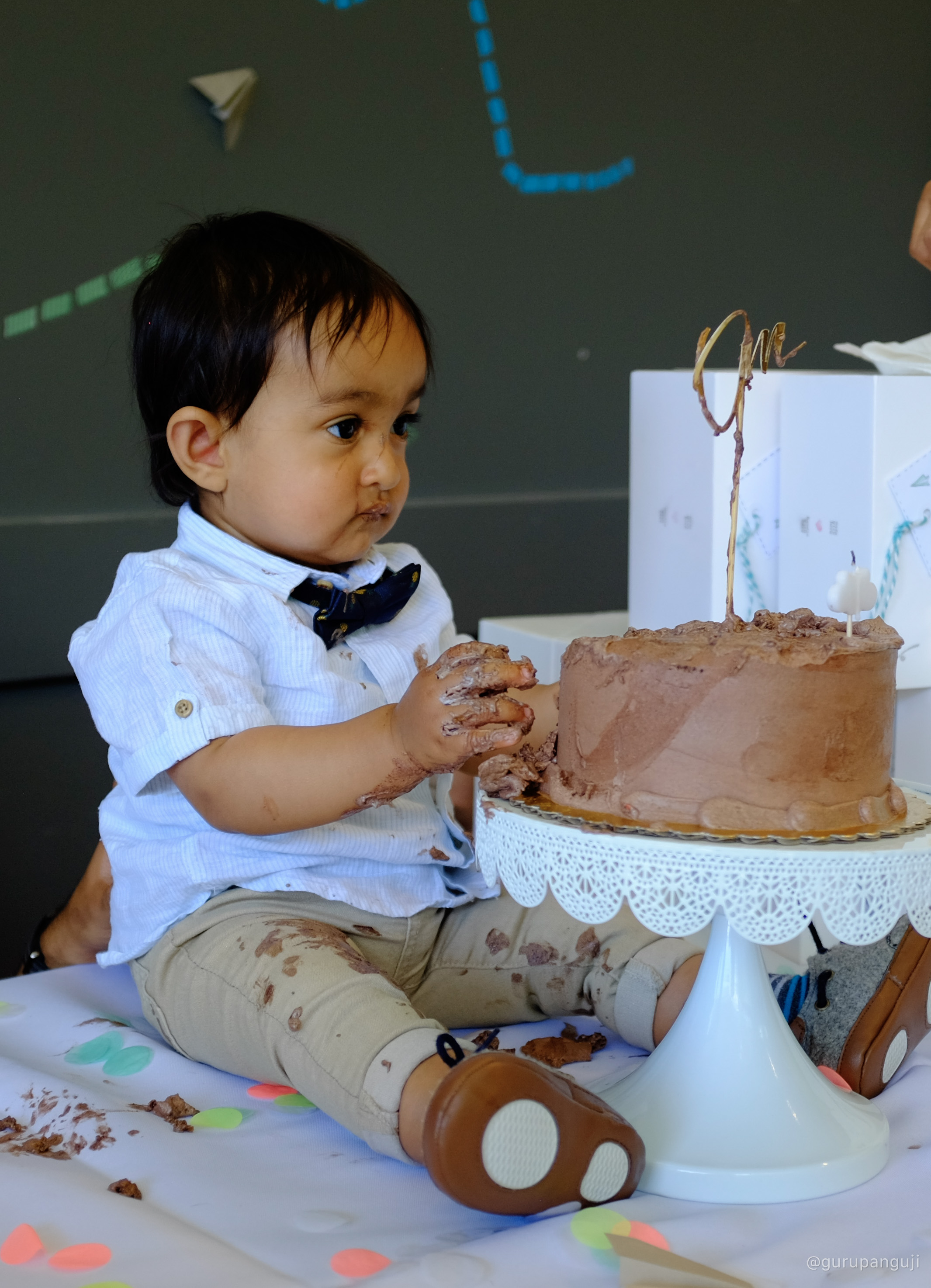 Birthday frame of Om captured by a friend using the Fujifilm X100VI